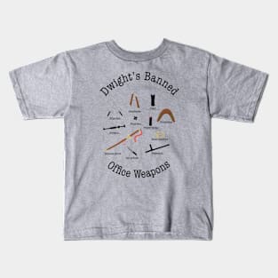 Banned Weapons Kids T-Shirt